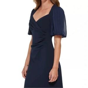 DKNY mixed media cocktail dress NWT